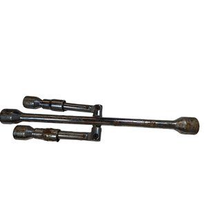 vintage Northern Tool mechanics fold down collapsable 4 way lug wrench